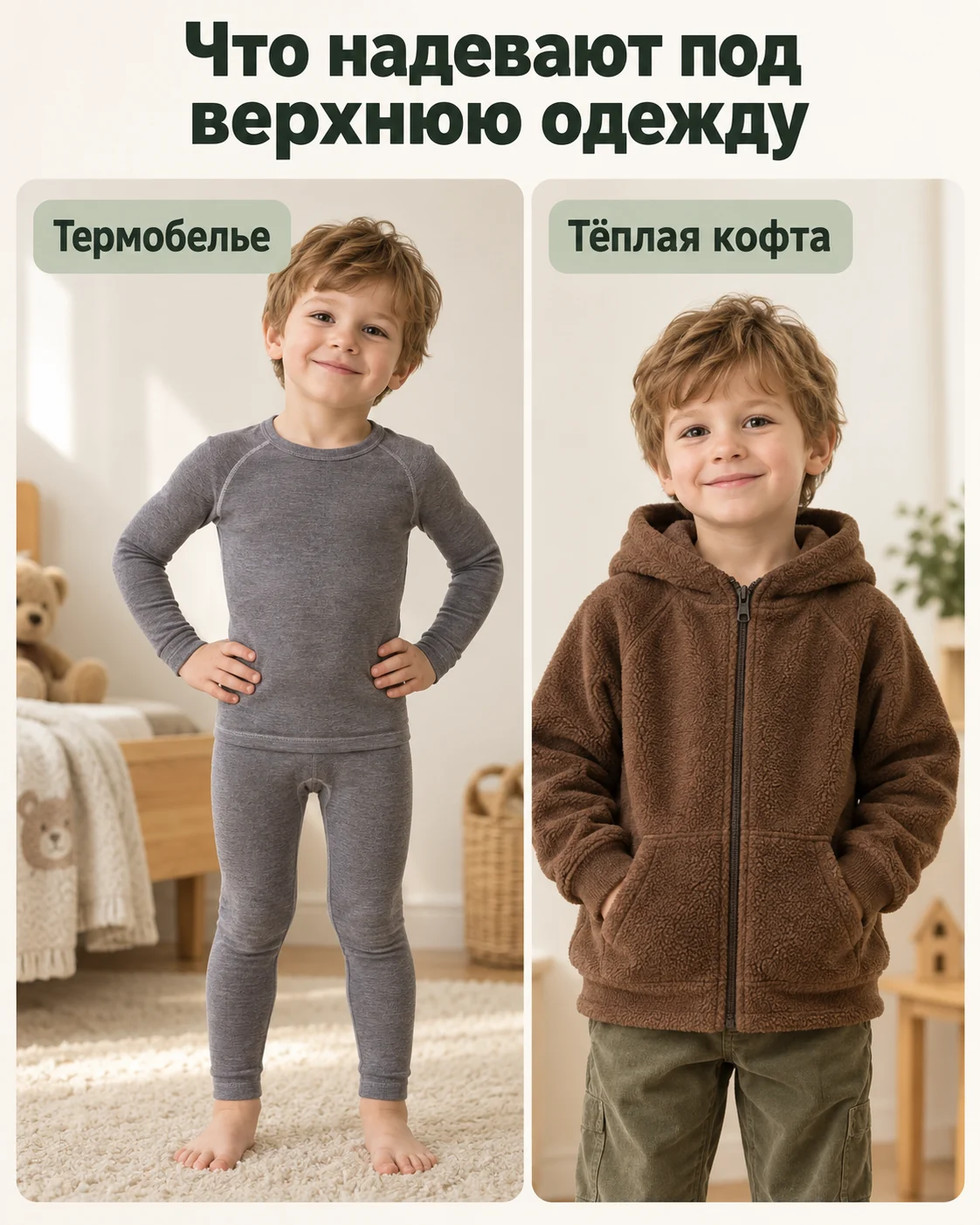 Что надевают под верхнюю одежду