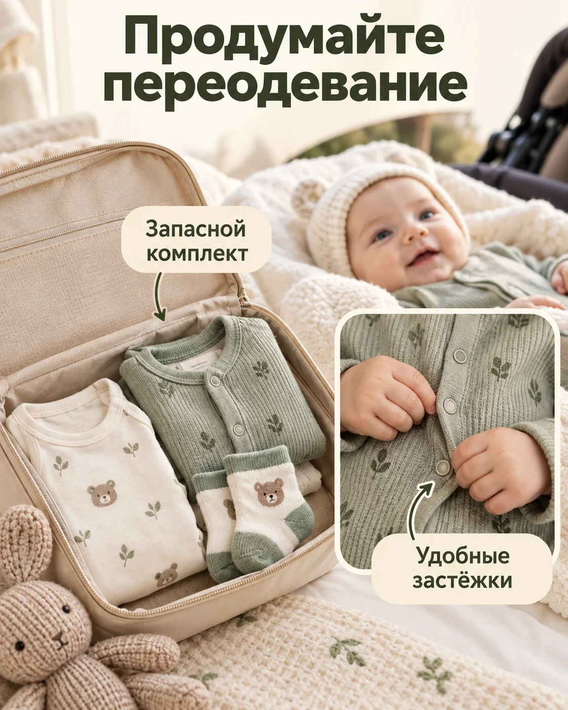 Продумайте переодевание