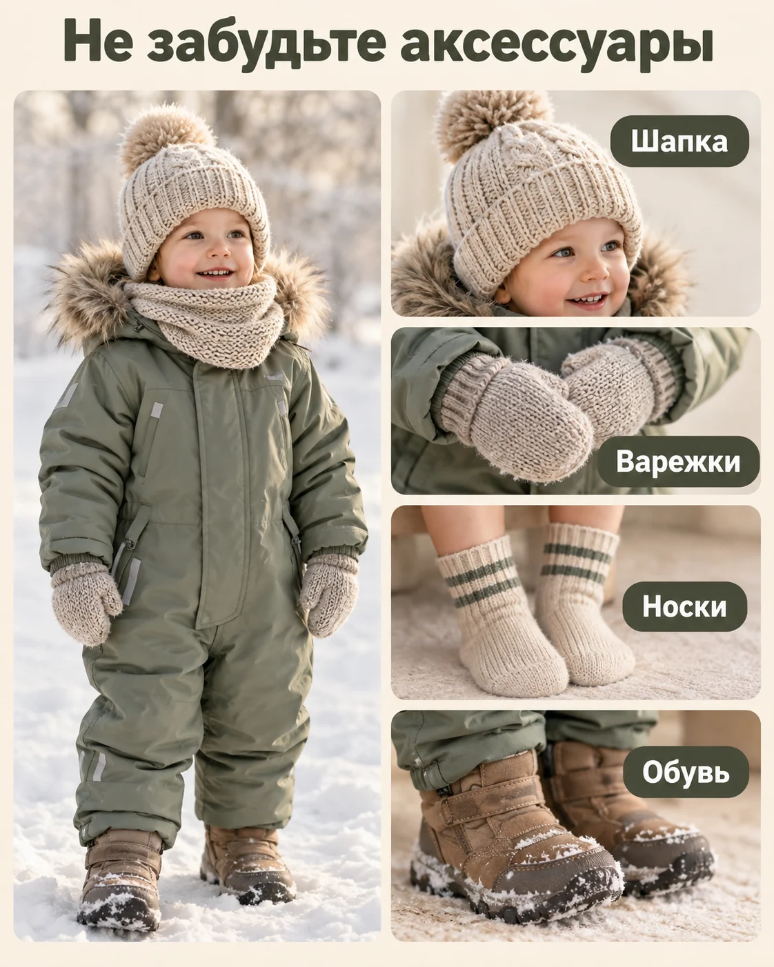 Не забудьте аксессуары