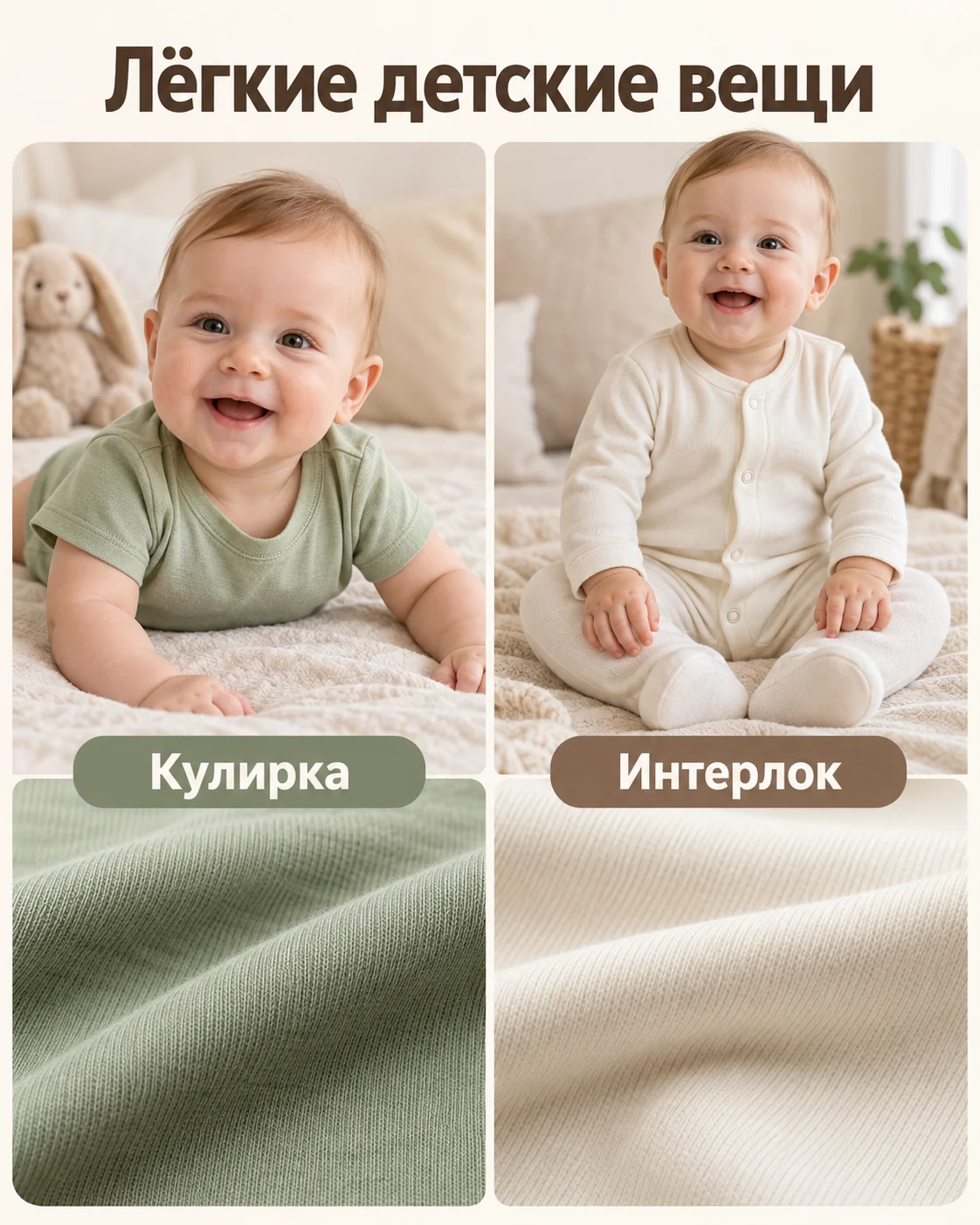 Лёгкие детские вещи