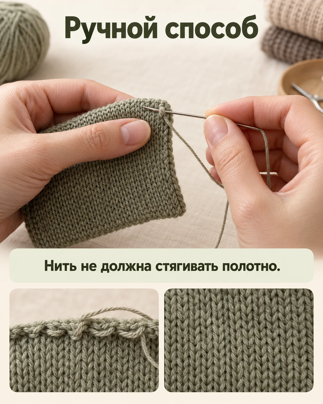 Ручной способ