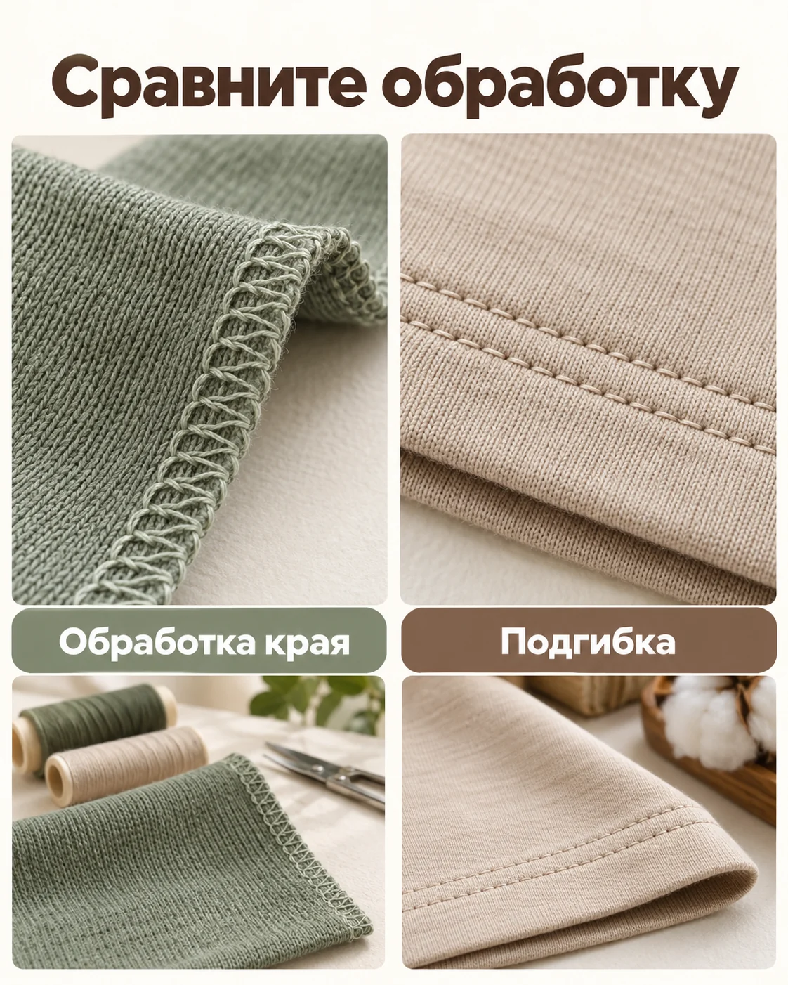 Сравните обработку