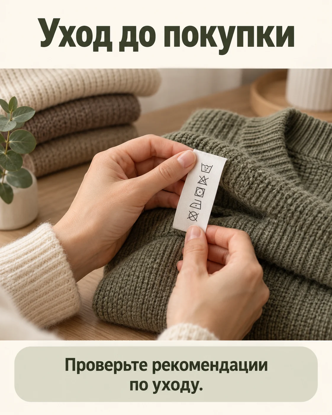 Уход до покупки