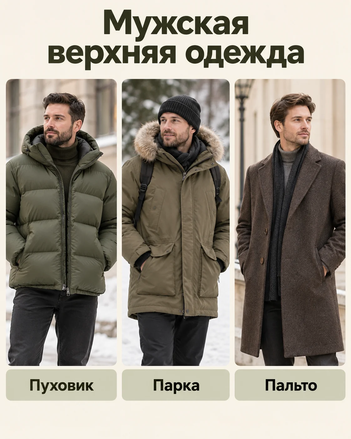 Мужская верхняя одежда