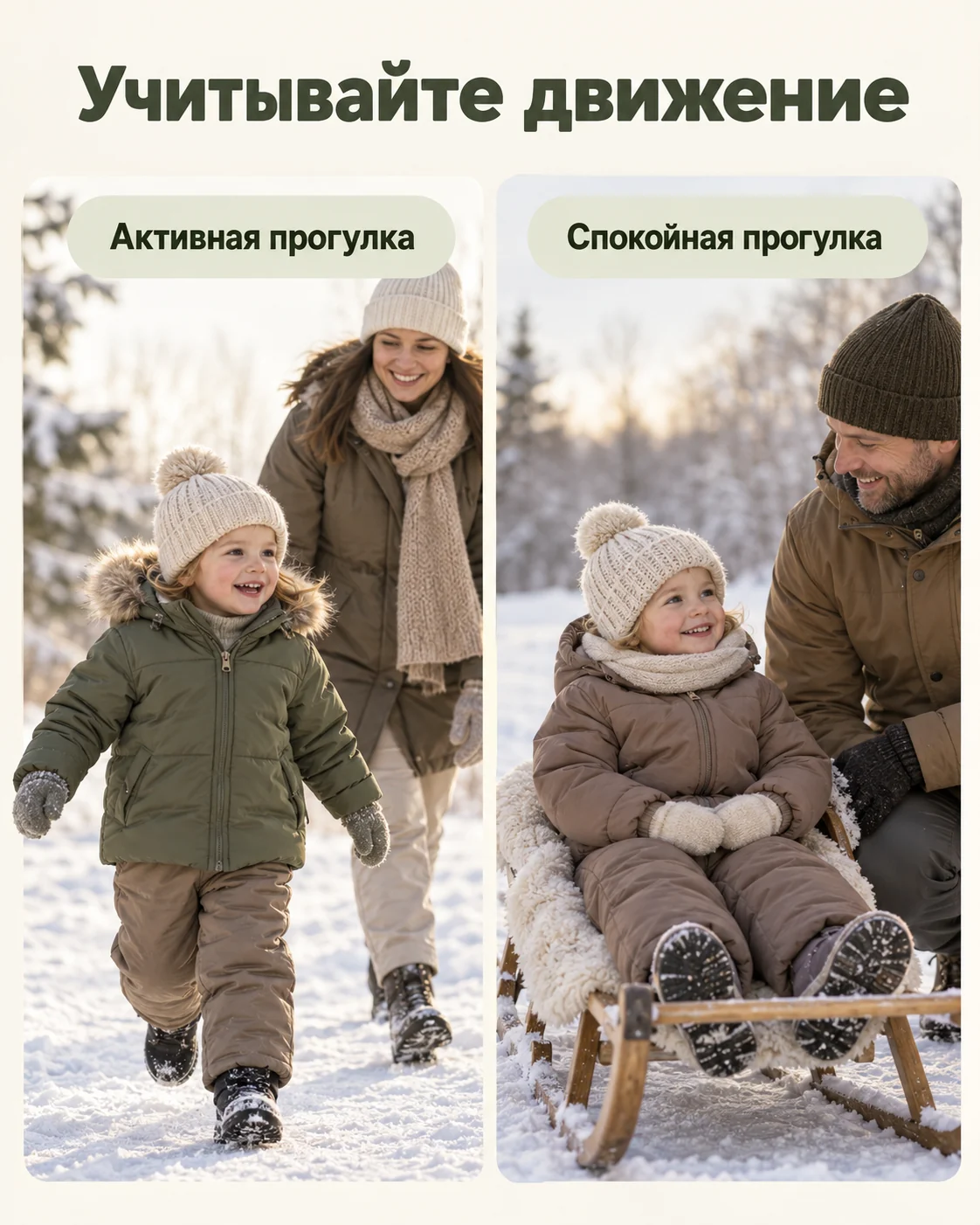Учитывайте движение
