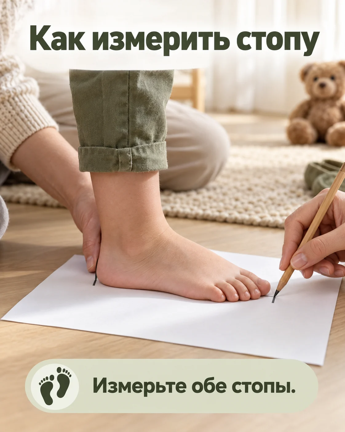 Как измерить стопу