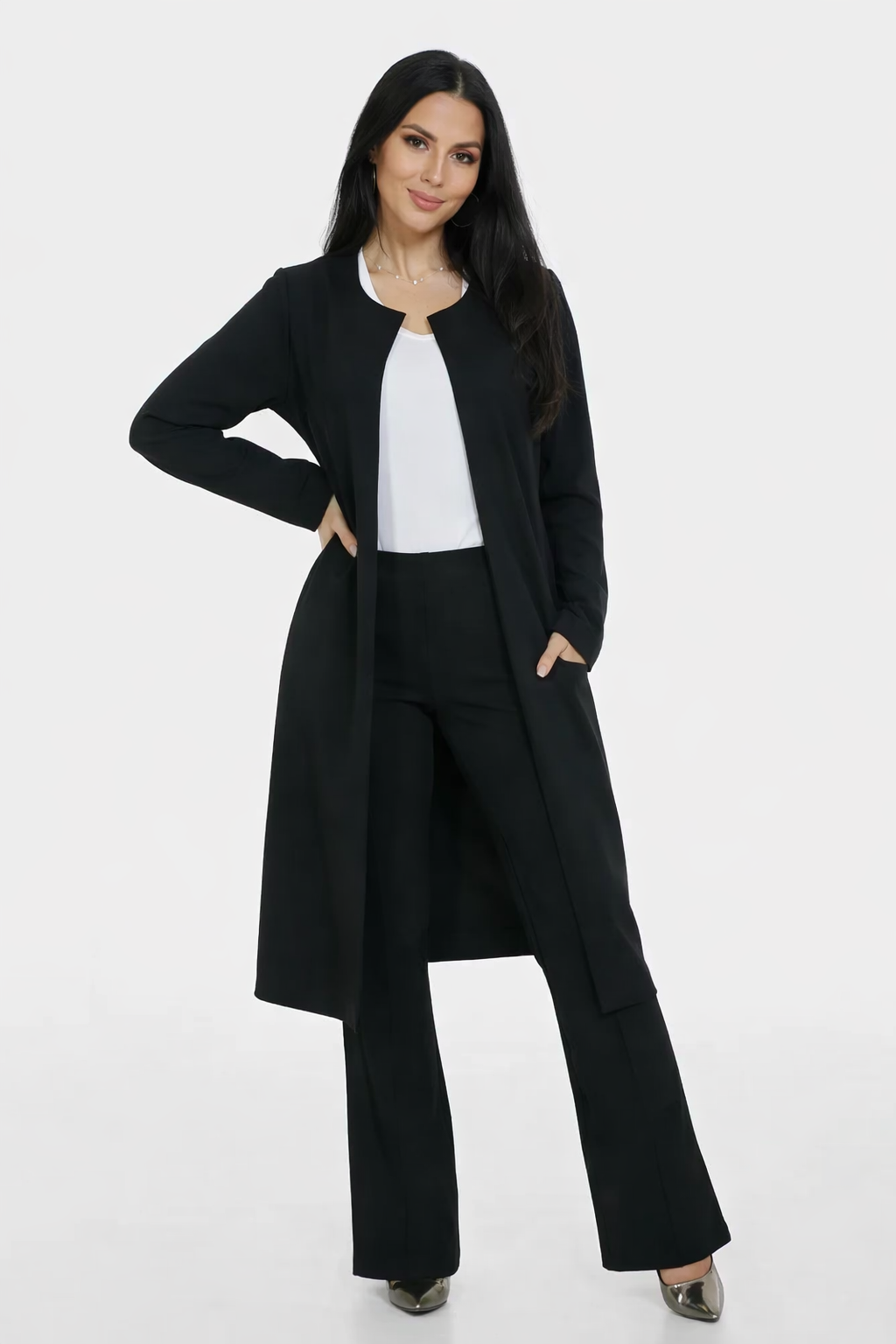 Женский кардиган ТРЕНЧ (цвет черный)