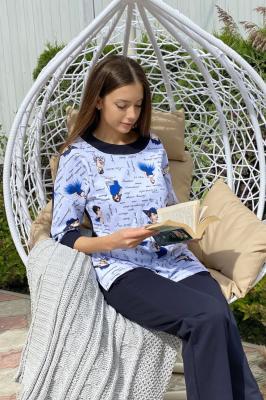 Женский костюм с брюками 3647