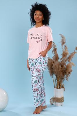 Женская пижама с брюками 15222