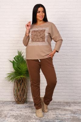 Женский костюм с брюками Суфле