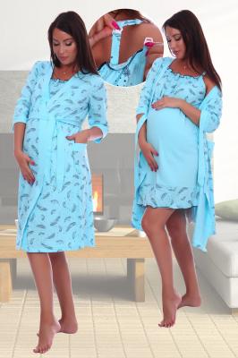 Женский пеньюар с сорочкой Беременяшка