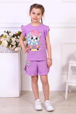Костюм с шортами для девочки 61011