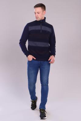Мужской джемпер воротник стойка 63021