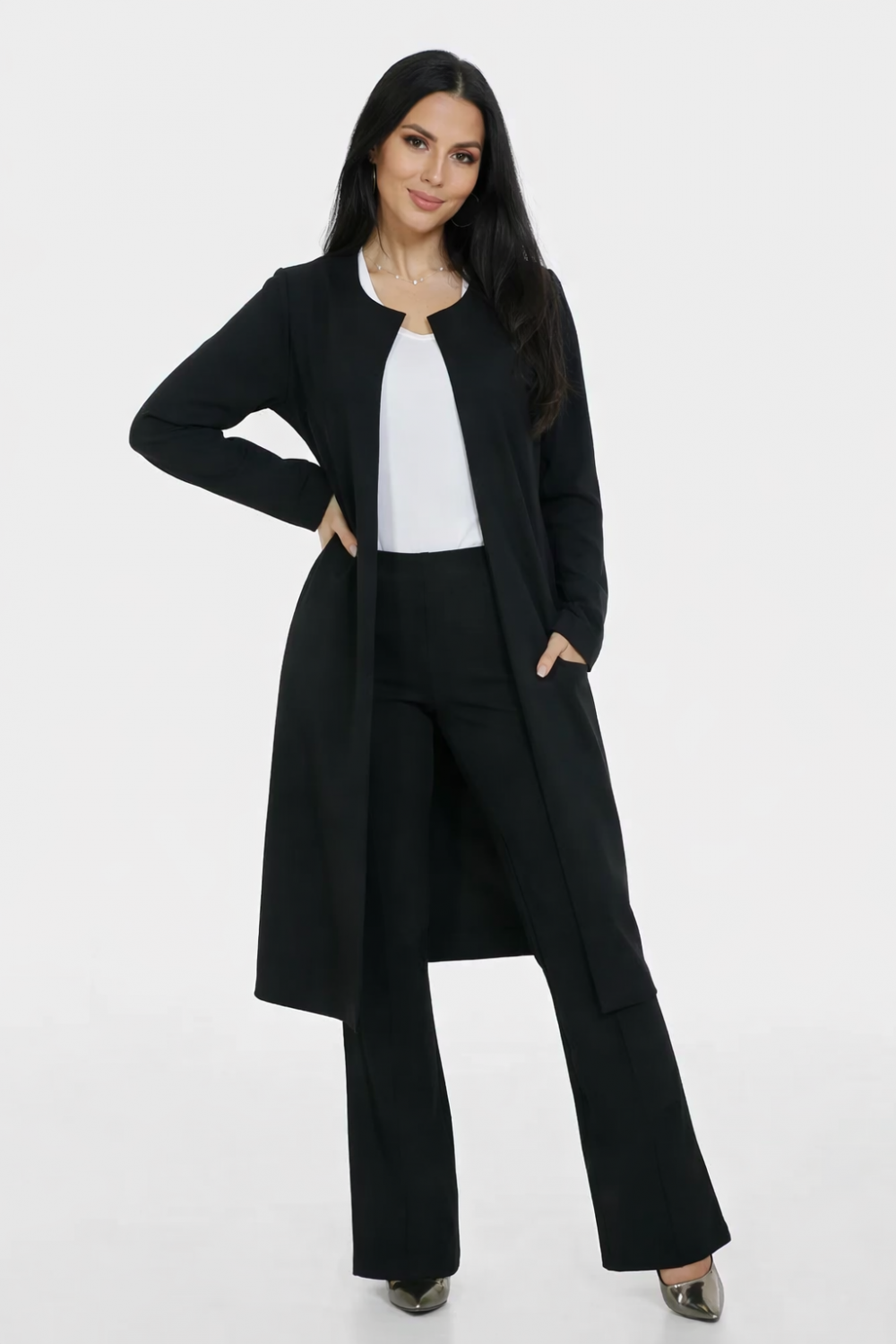 Женский кардиган ТРЕНЧ (цвет черный)