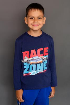 Лонгслив для мальчика 22752 Hot Wheels длинный рукав