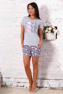 Женский костюм с шортами 12449