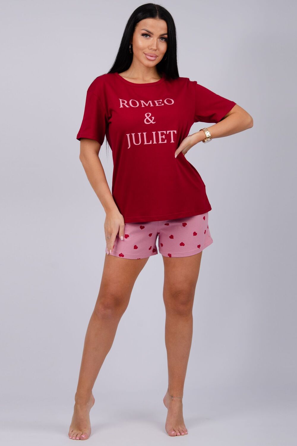 Женская пижама с шортами Джульетта