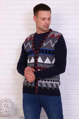 Мужской джемпер без воротника 31656