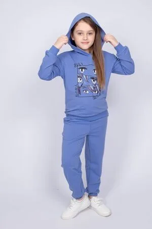 Костюм с брюками для девочки 0455