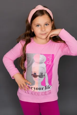 Лонгслив для девочки 22765 Barbie