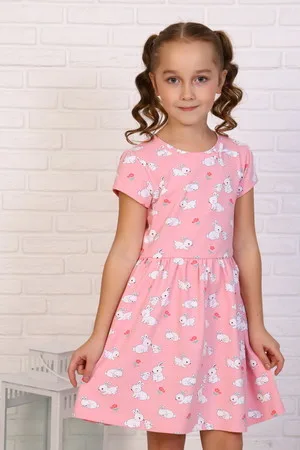 Платье для девочки Белый хвостик