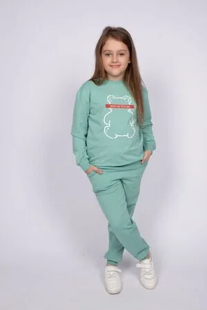 Костюм с брюками для девочки 0456