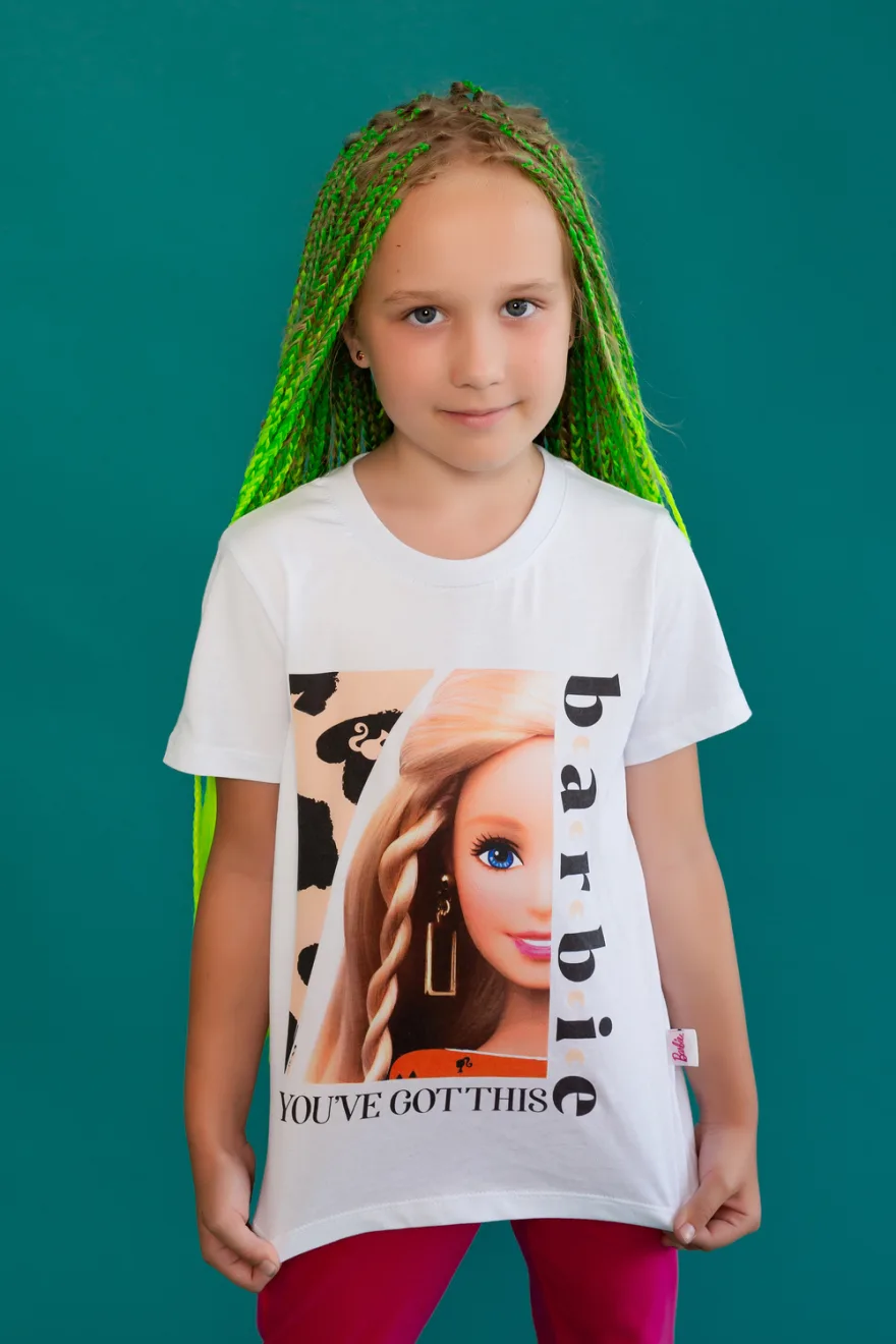 Футболка для девочки 22766 Barbie