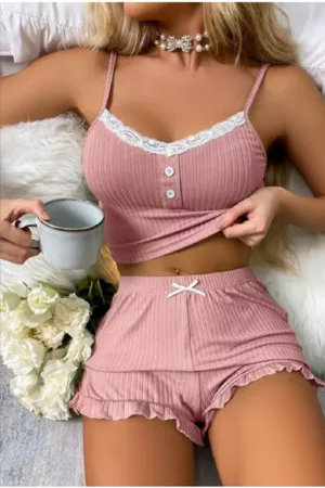 Женская пижама с шортами 83502