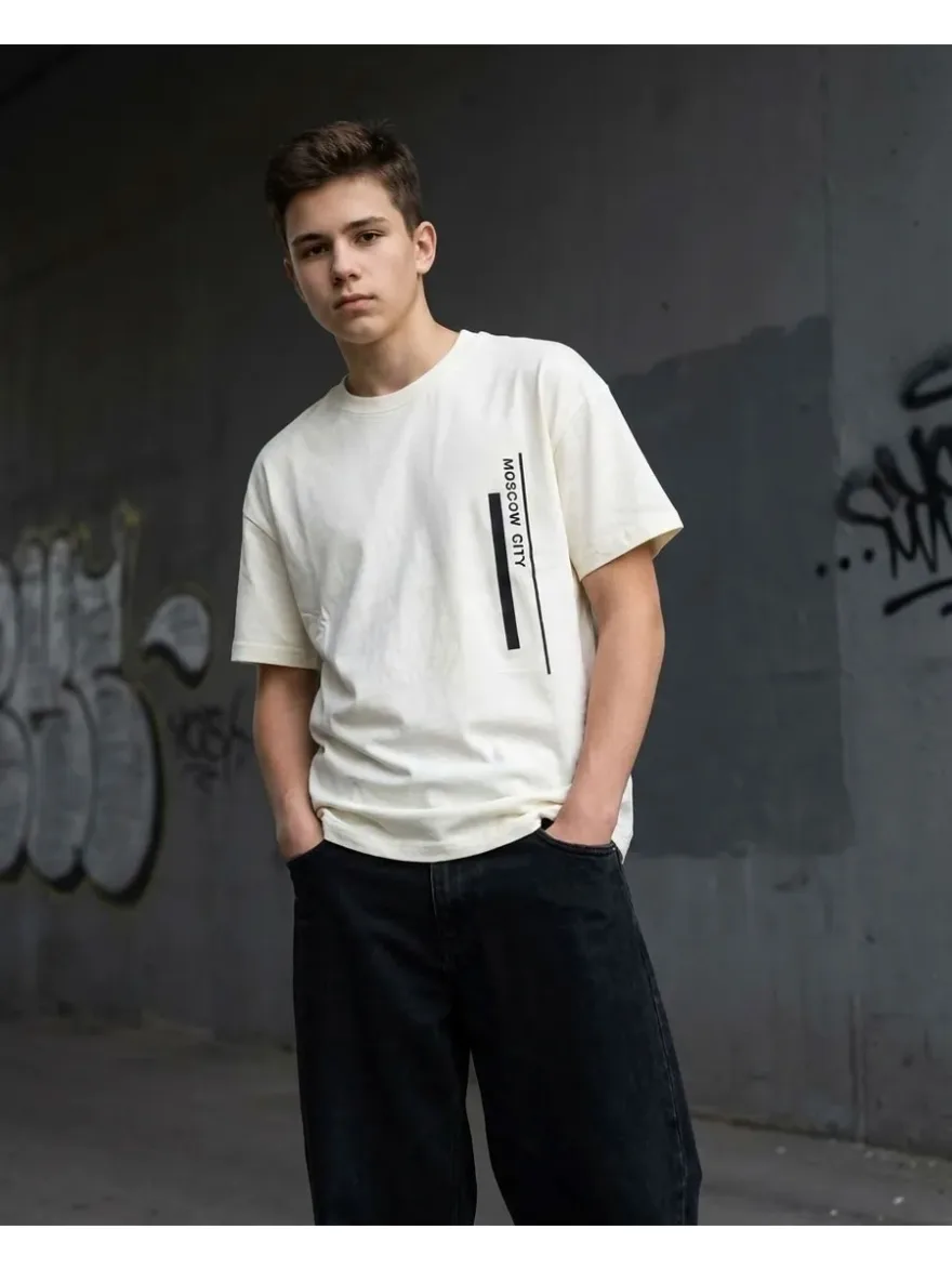 Детская футболка 51470 oversize
